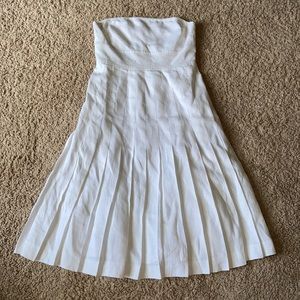 White Linen Dress